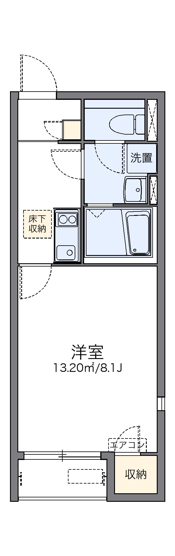 代表的な間取のため実際の間取とは異なる場合があります
