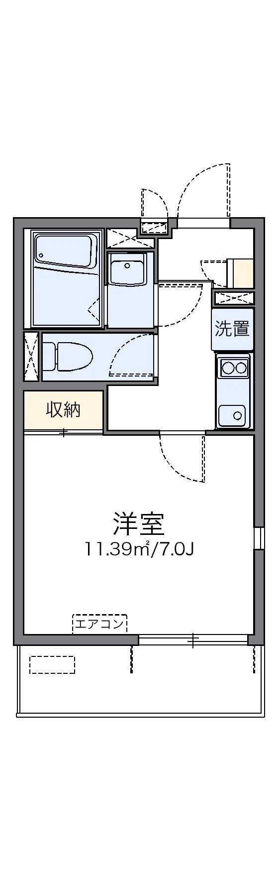 代表的な間取のため実際の間取とは異なる場合があります