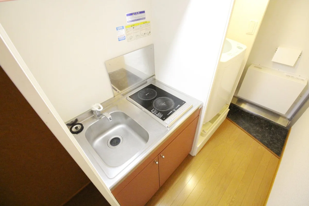 ２口コンロのラジエントヒーターはお手入れ簡単♪