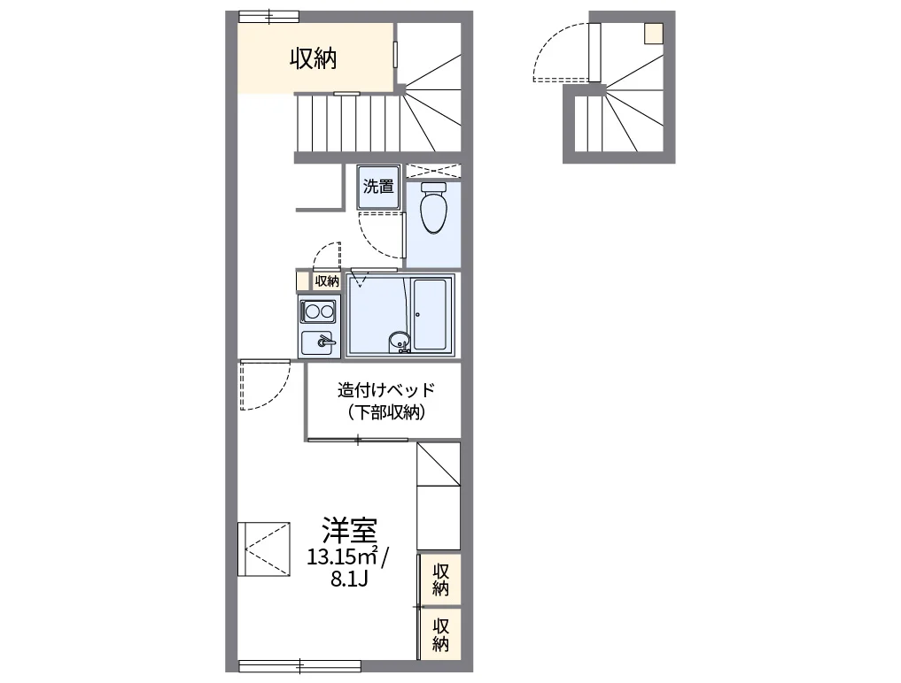 代表的な間取のため実際の間取とは異なる場合があります