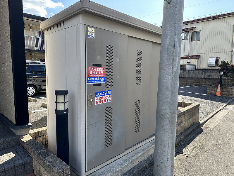 入居者様専用ゴミ庫となります