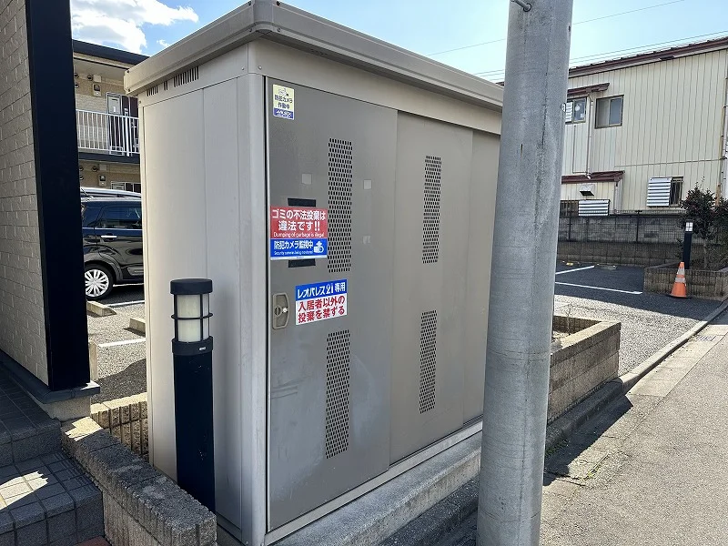 入居者様専用ゴミ庫となります