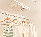 浴室換気乾燥機付き。