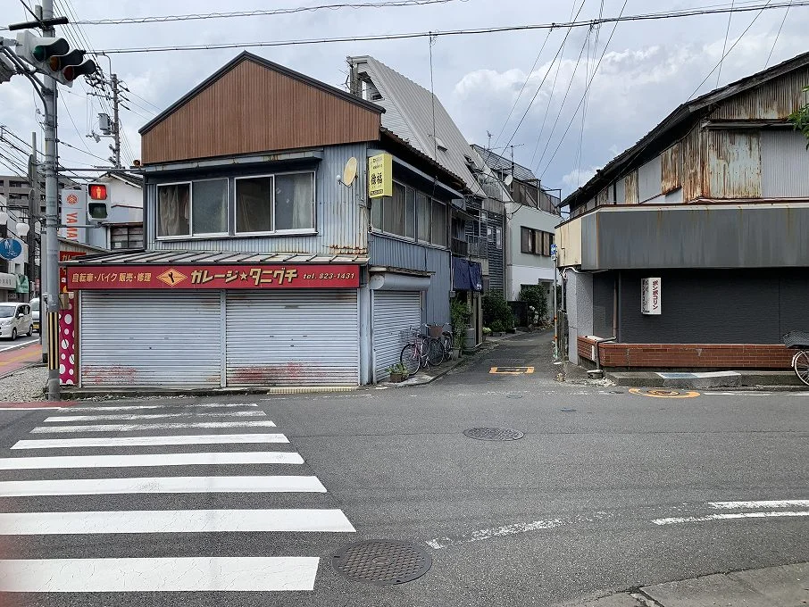 一方通行道路入口