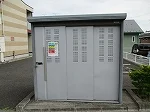 共用のゴミ捨て場です
