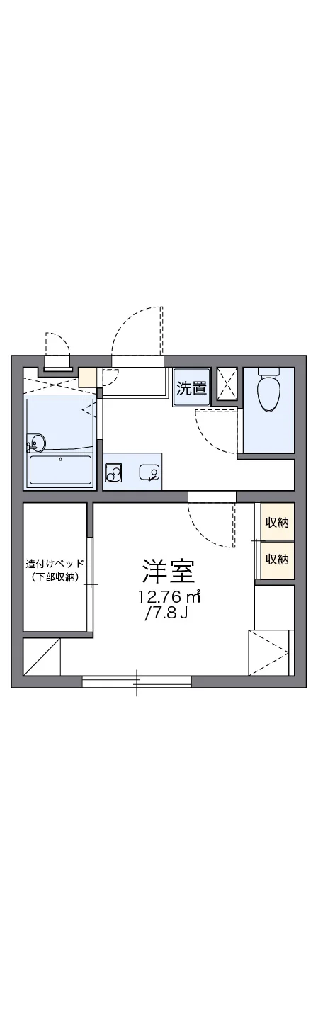 代表的な間取のため実際の間取とは異なる場合があります