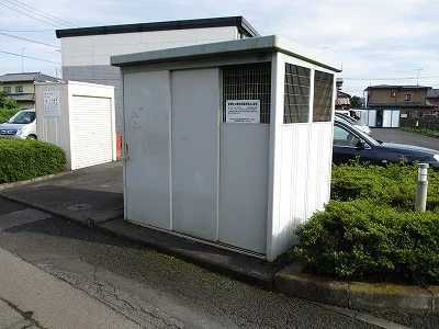 入居者様専用ゴミ庫です。