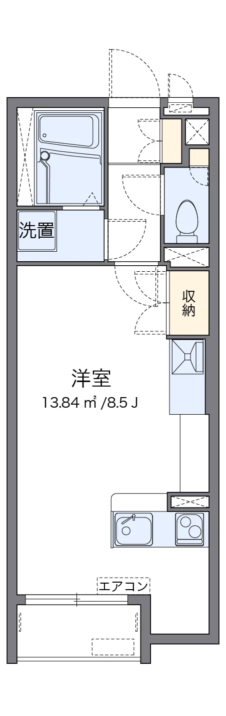 代表的な間取のため実際の間取とは異なる場合があります