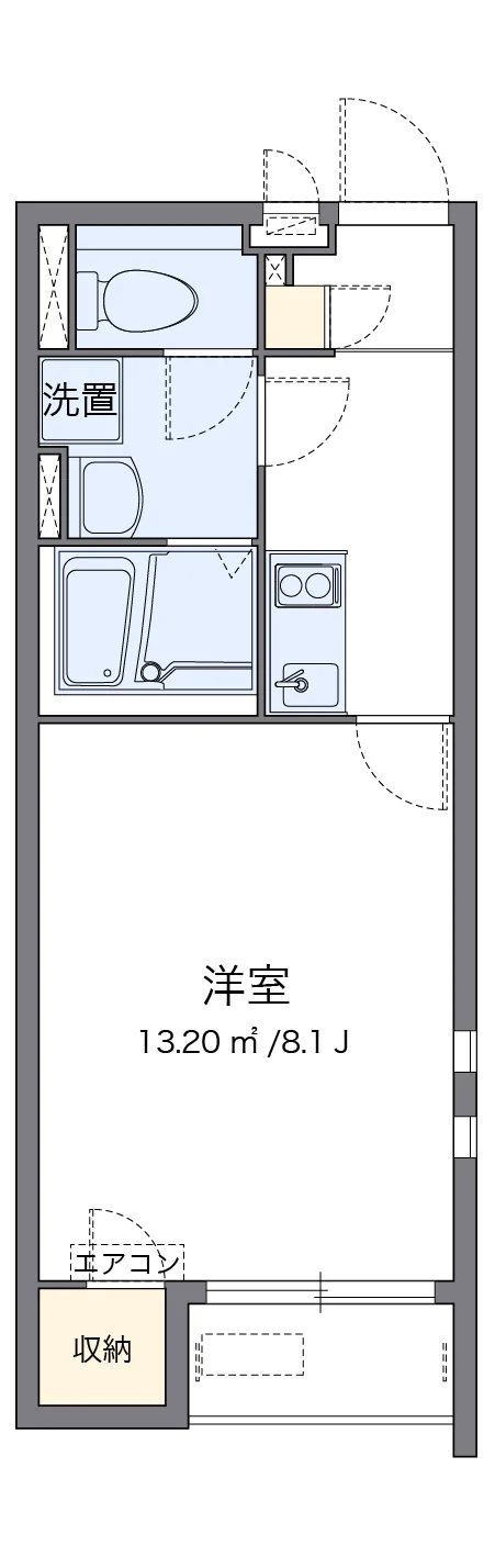 代表的な間取のため実際の間取とは異なる場合があります