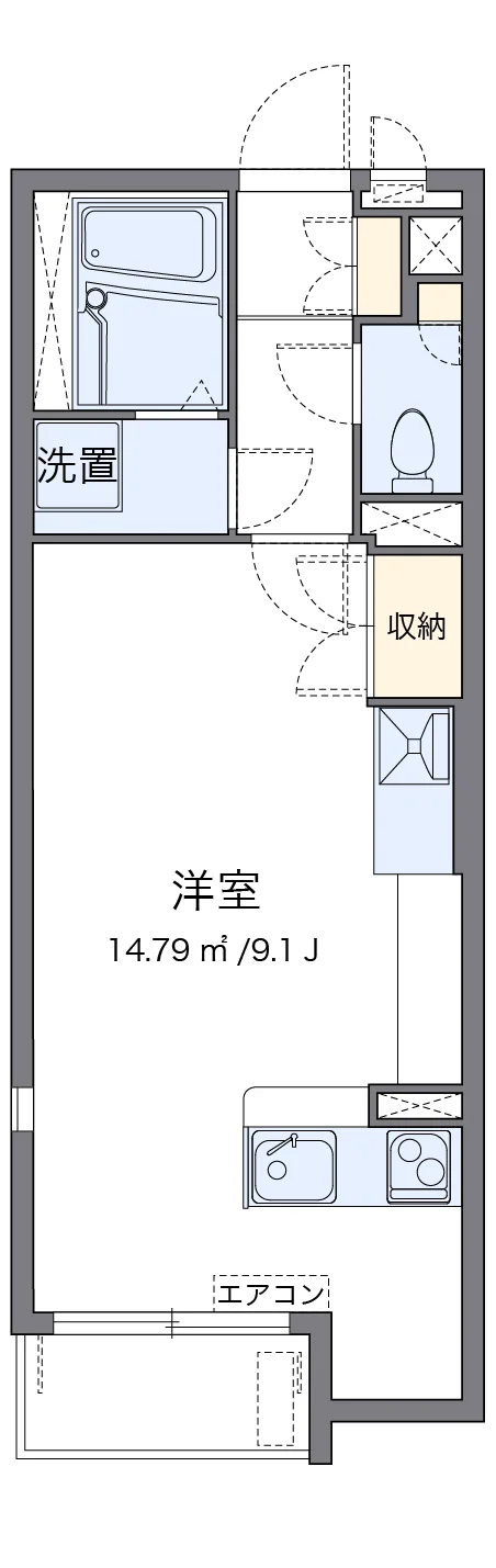 代表的な間取のため実際の間取とは異なる場合があります