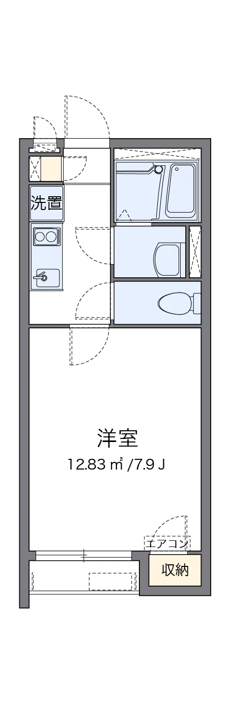 代表的な間取のため実際の間取とは異なる場合があります