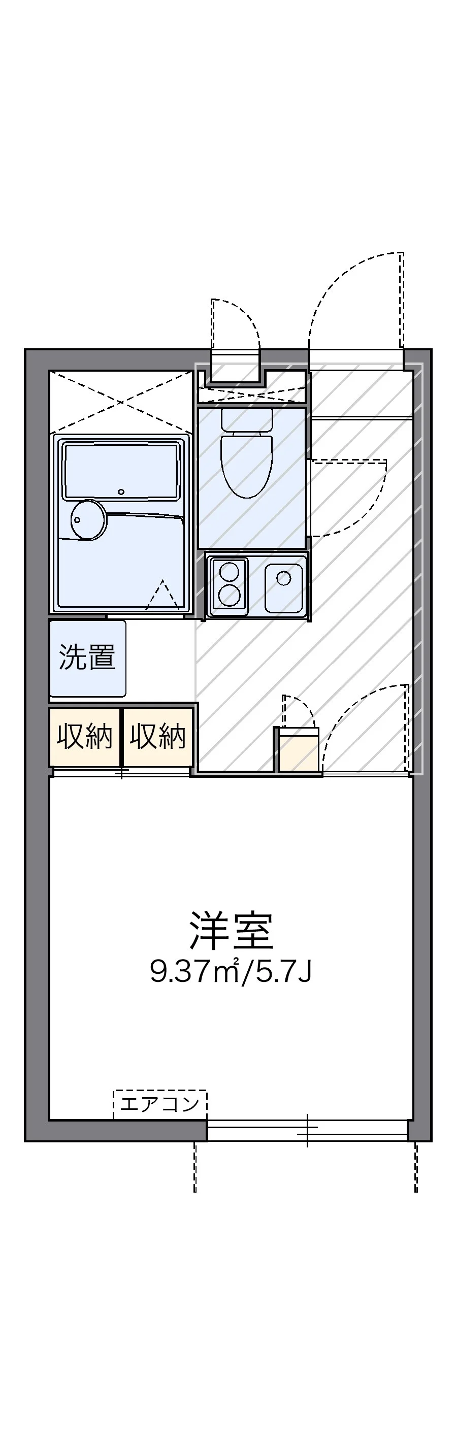 代表的な間取のため実際の間取とは異なる場合があります