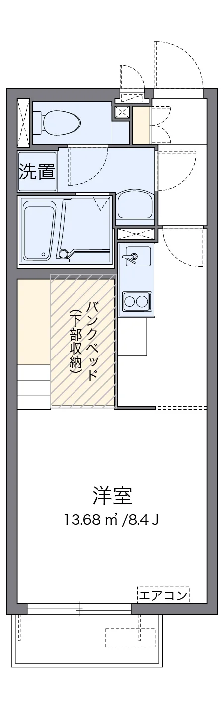 代表的な間取のため実際の間取とは異なる場合があります