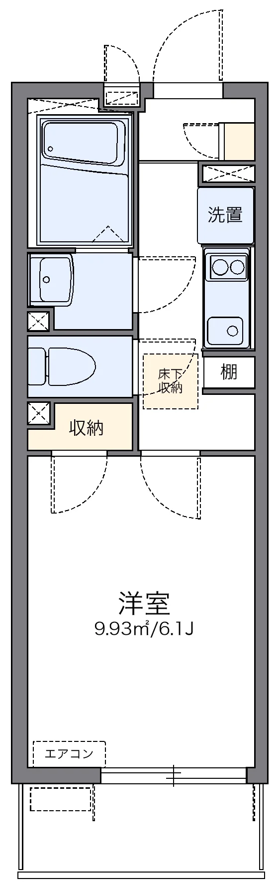 代表的な間取のため実際の間取とは異なる場合があります