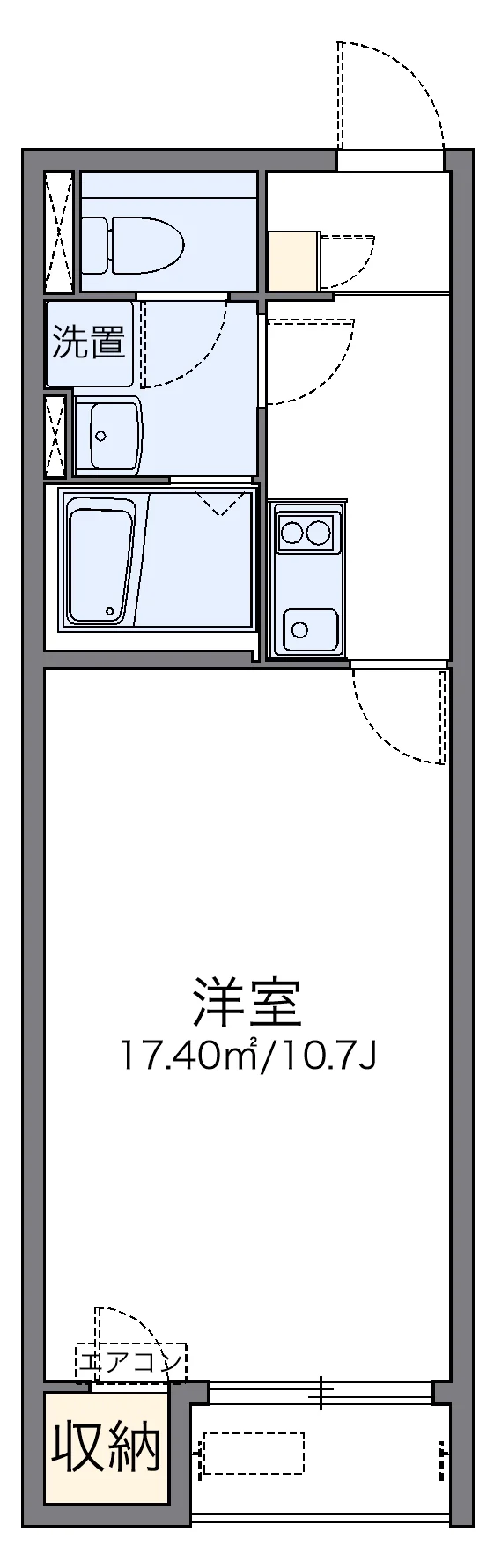 代表的な間取のため実際の間取とは異なる場合があります