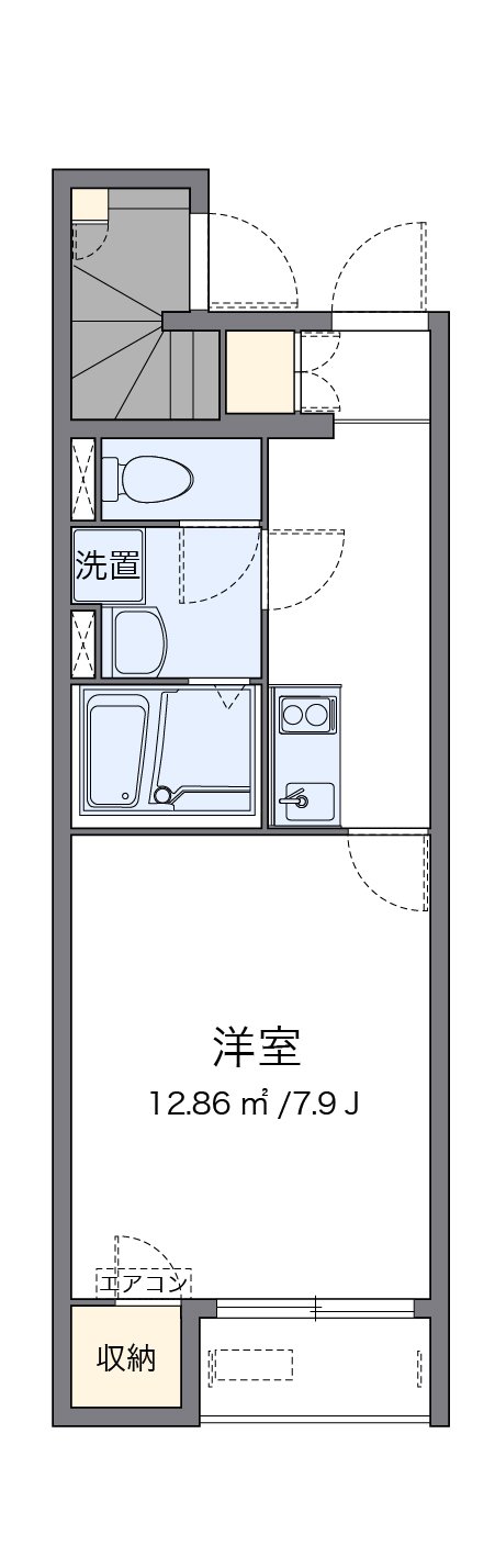 代表的な間取のため実際の間取とは異なる場合があります