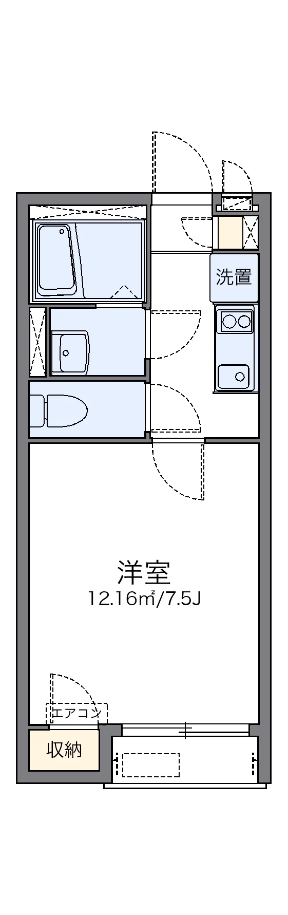 代表的な間取のため実際の間取とは異なる場合があります