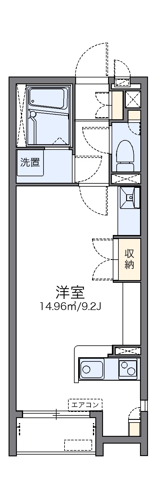 代表的な間取のため実際の間取とは異なる場合があります