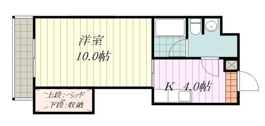 １Kの広々としたお部屋です☆☆複数入居可なので、人気のお部屋です♪ホテルで滞在するよりお得です★☆