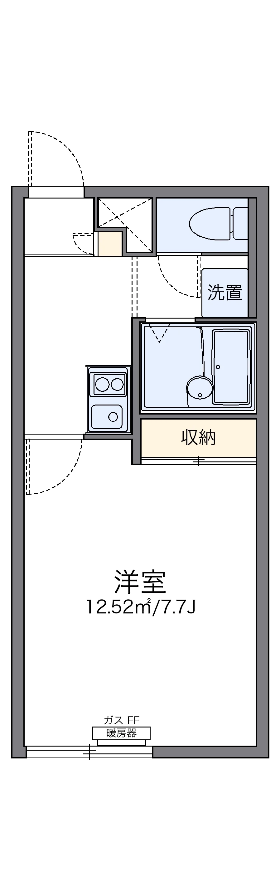 代表的な間取のため実際の間取とは異なる場合があります