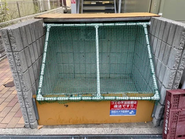 ゴミ置き場です。