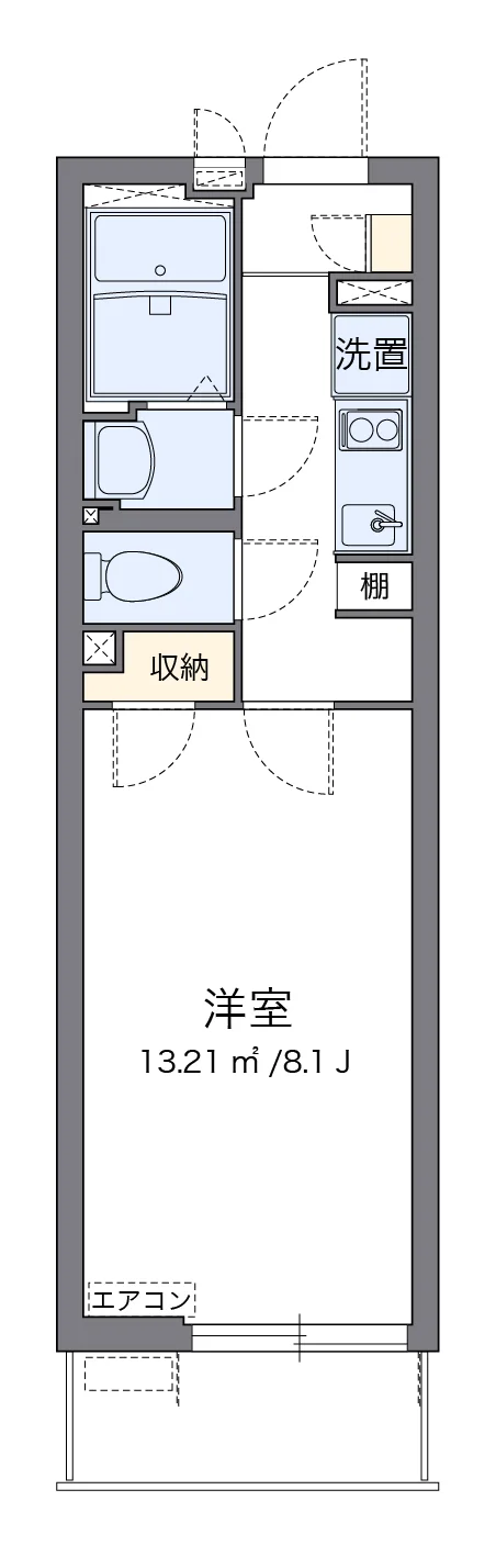 代表的な間取のため実際の間取とは異なる場合があります
