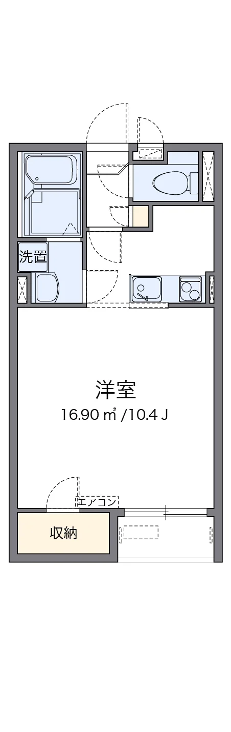 代表的な間取のため実際の間取とは異なる場合があります