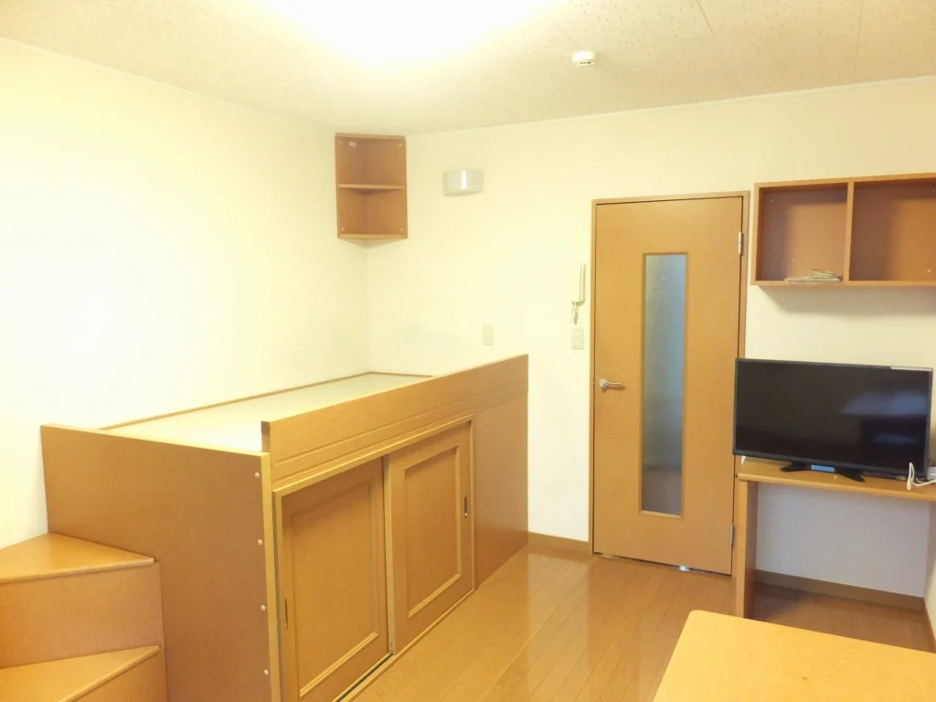 ハイベット付き！機能的な作りになっています。