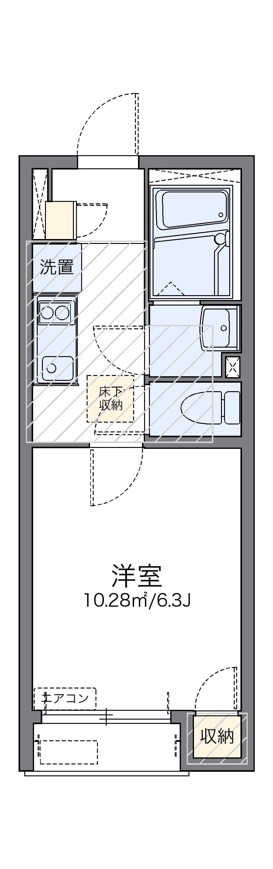 代表的な間取のため実際の間取とは異なる場合があります
