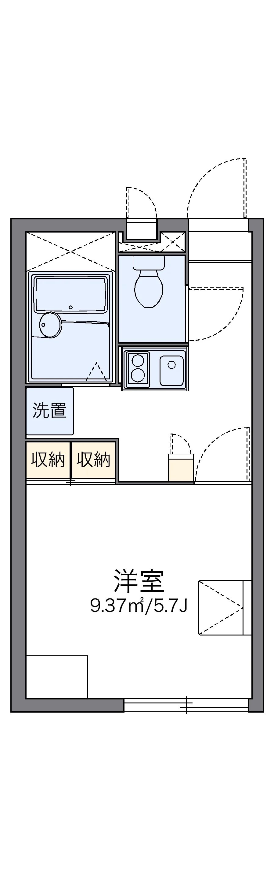 代表的な間取のため実際の間取とは異なる場合があります