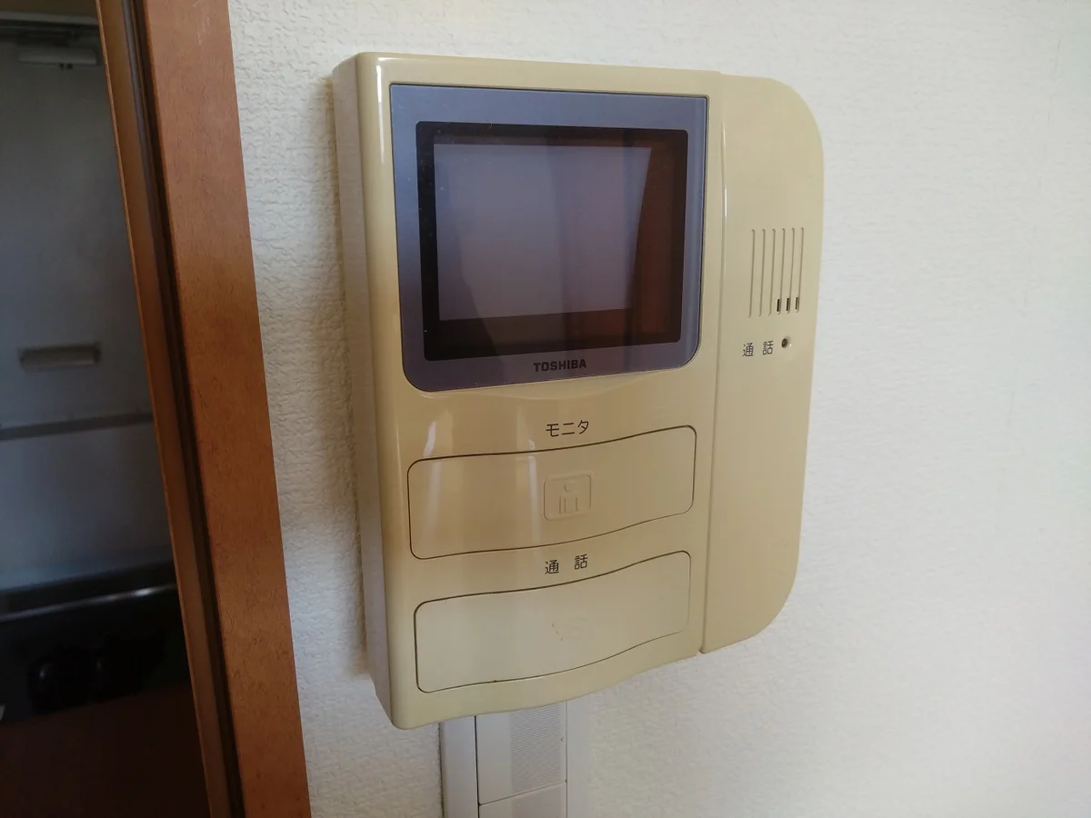 モニター付インターホンもあって安心♪