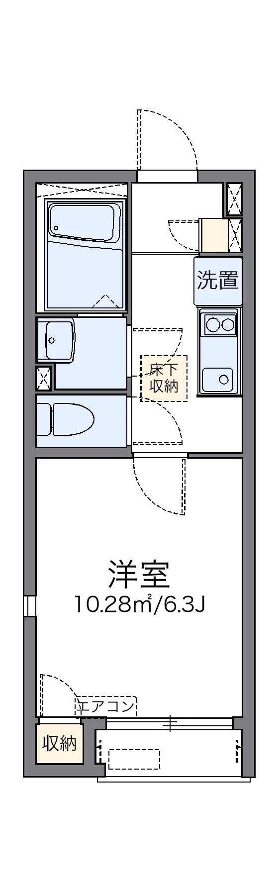 代表的な間取のため実際の間取とは異なる場合があります