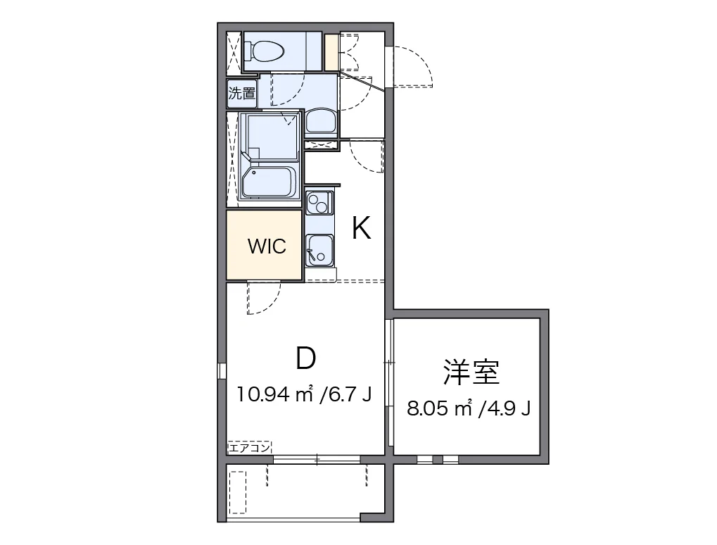 代表的な間取のため実際の間取とは異なる場合があります