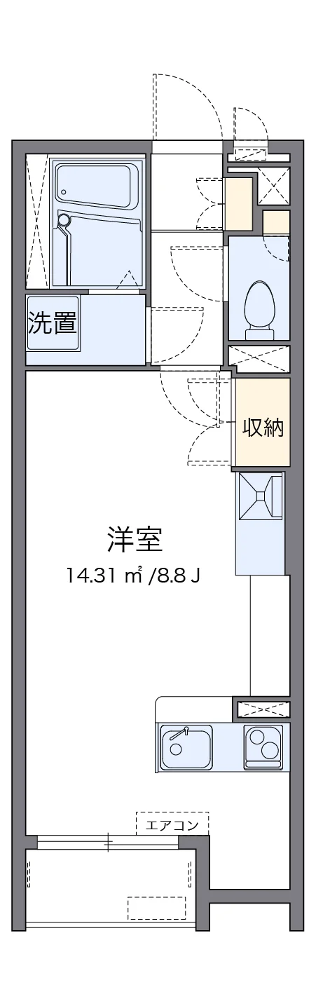代表的な間取のため実際の間取とは異なる場合があります