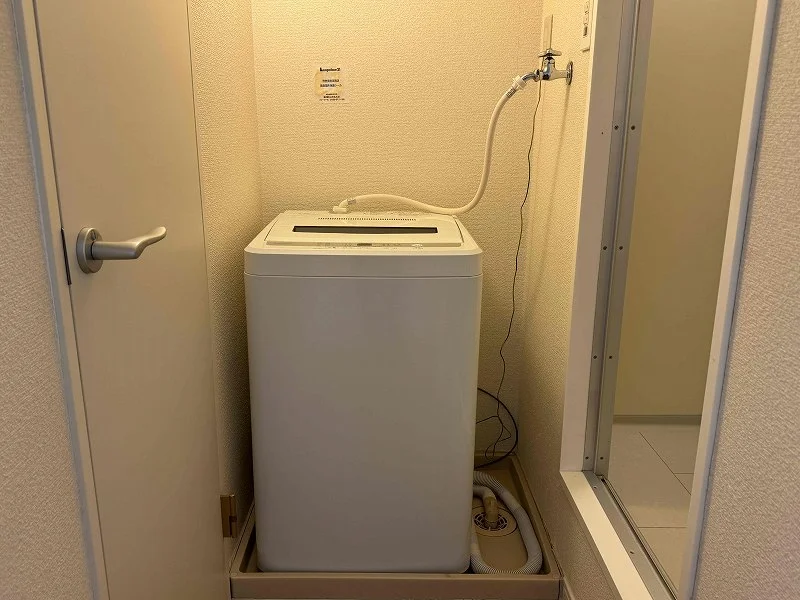 ※同タイプ部屋の写真となります（洗濯機）