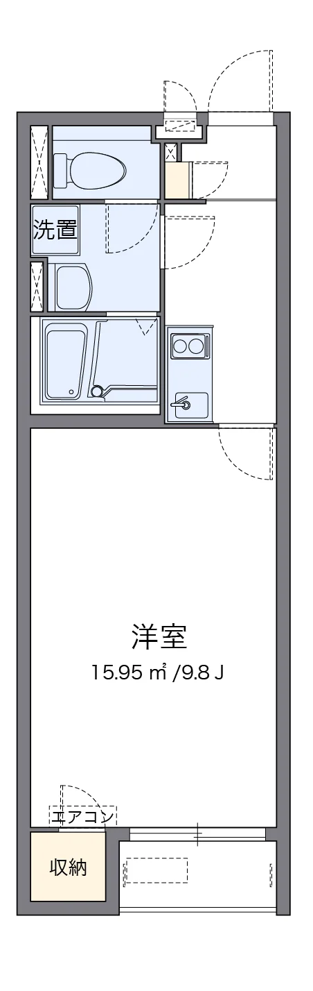 代表的な間取のため実際の間取とは異なる場合があります