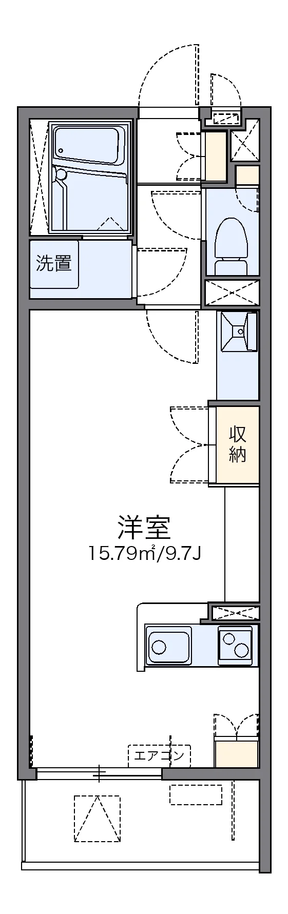 代表的な間取のため実際の間取とは異なる場合があります