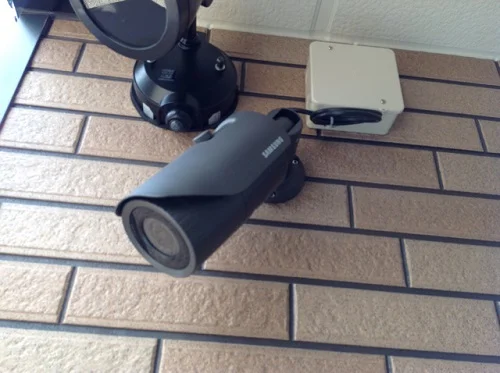 防犯カメラついてます！