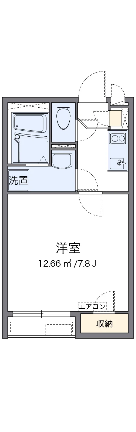 代表的な間取のため実際の間取とは異なる場合があります
