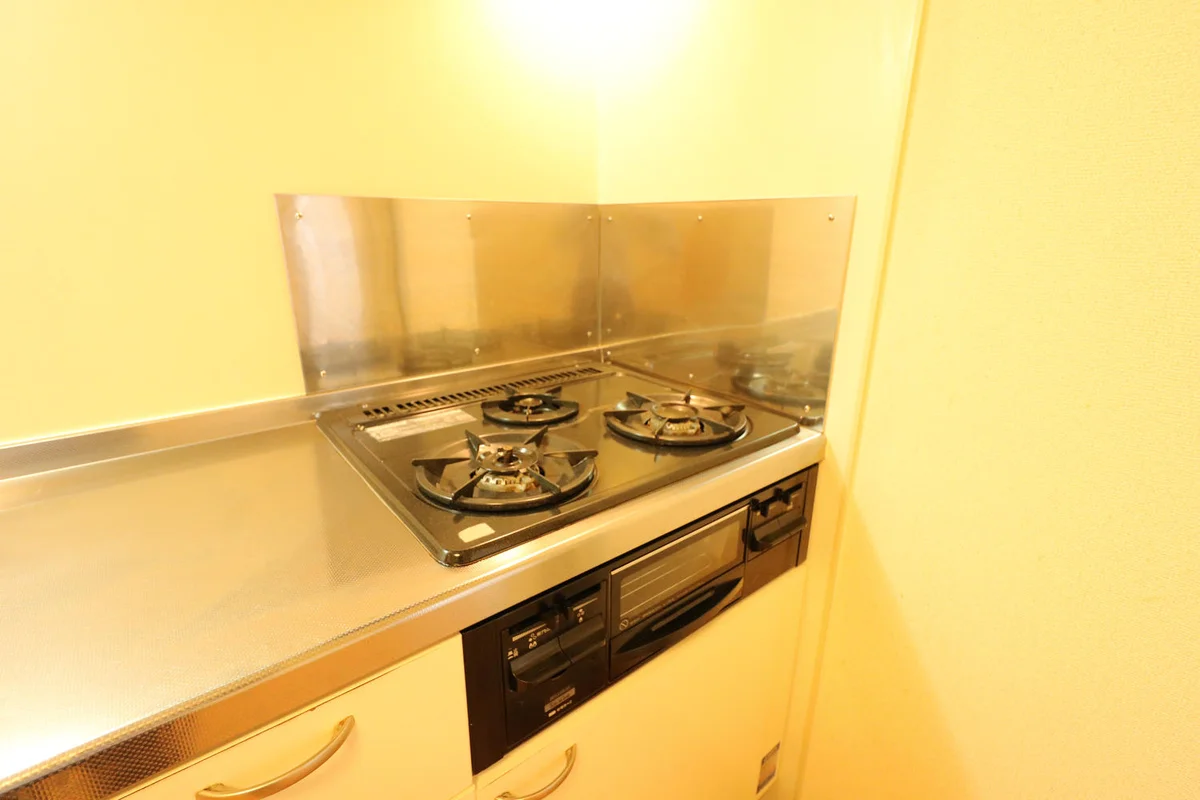 ガスコンロ３口 グリル付き