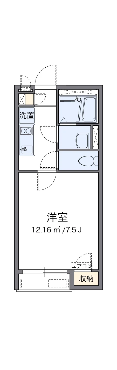 代表的な間取のため実際の間取とは異なる場合があります