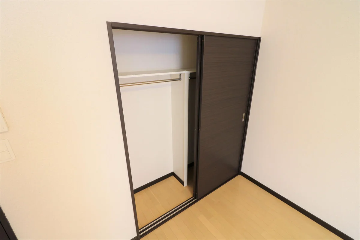 大型クローゼットにより女性の方でも収納が安心！