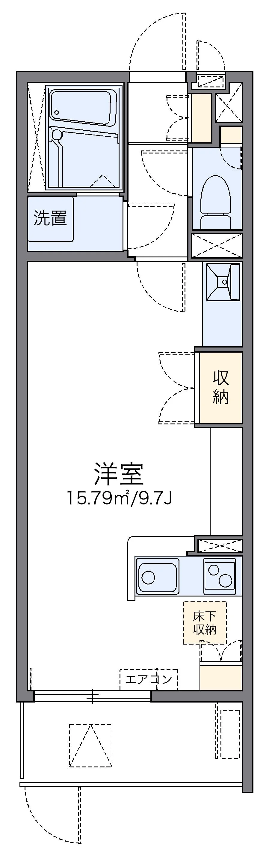 代表的な間取のため実際の間取とは異なる場合があります