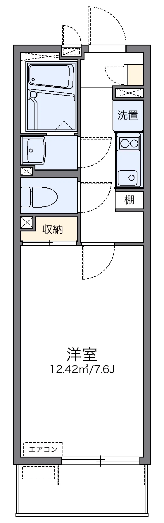 代表的な間取のため実際の間取とは異なる場合があります