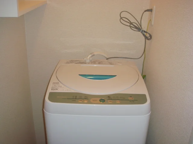 洗濯機付です。