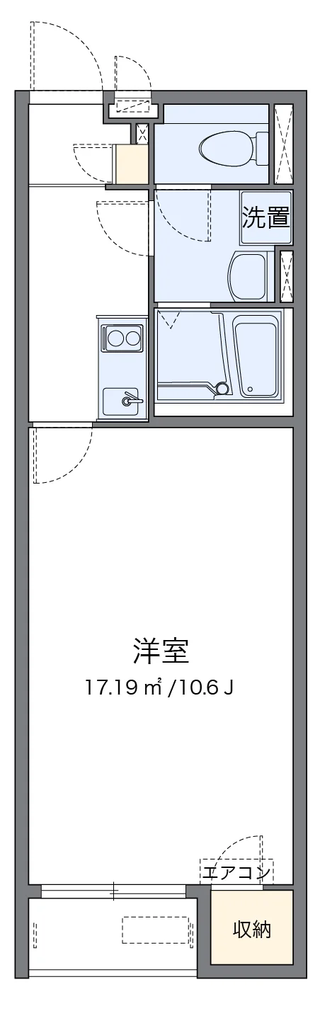 代表的な間取のため実際の間取とは異なる場合があります