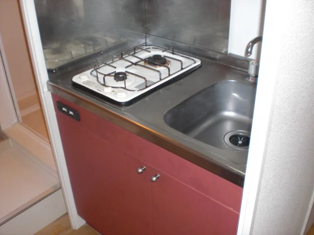 ２口ガスコンロ設置済み