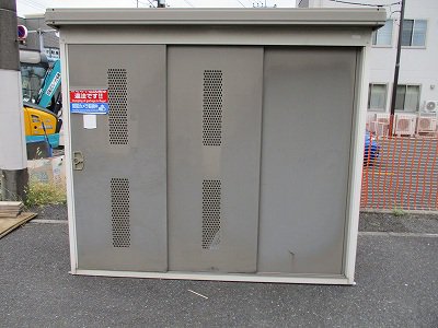 入居者様専用ゴミ庫です。