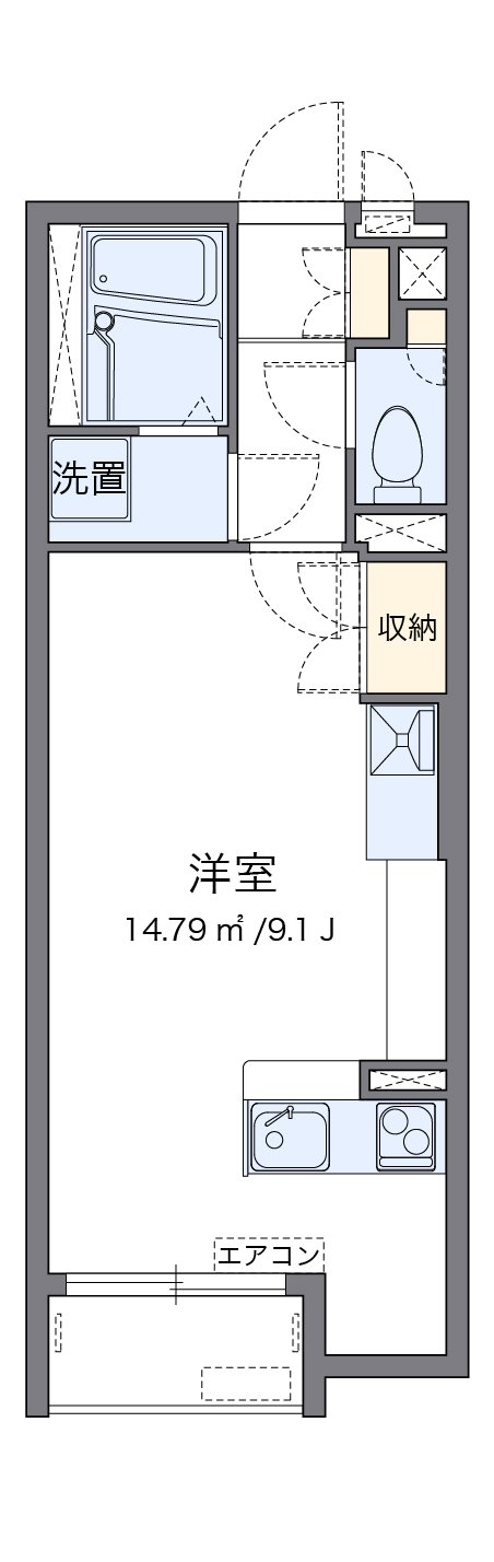 代表的な間取のため実際の間取とは異なる場合があります