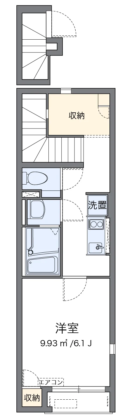 代表的な間取のため実際の間取とは異なる場合があります